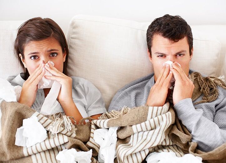Grippesymptome sind eine Nebenwirkung der anthelmintischen Reinigung des Körpers